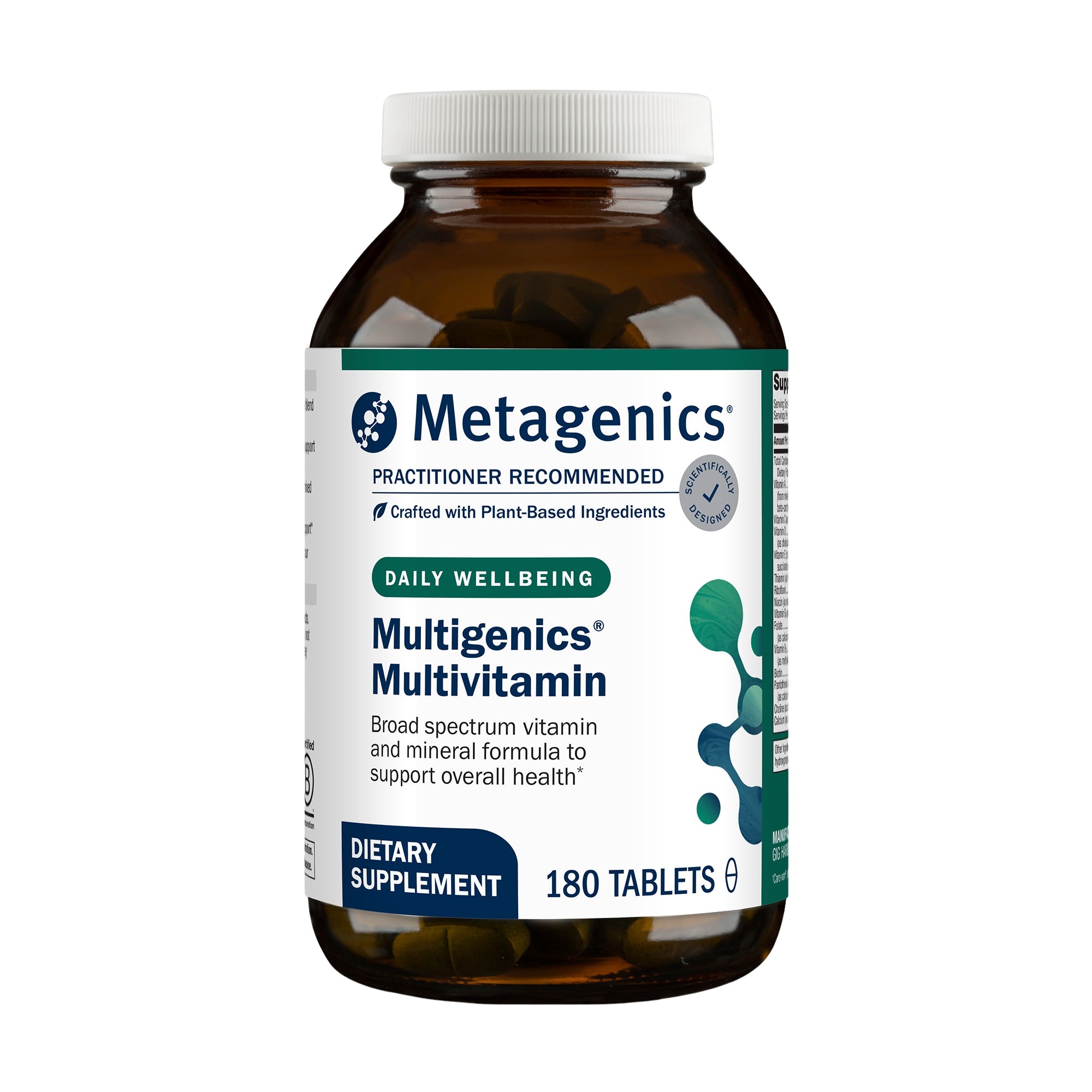 Metagenics, Multigenics® Multivitamin, 180 Tablets UPC 755571024510 | HiLife Vitamins